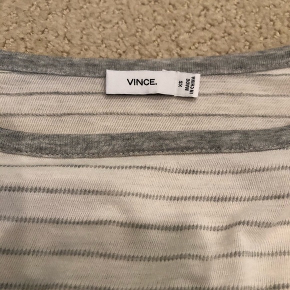 Vince brand long sleeve stripe tee size XS - Picture 2 of 2
